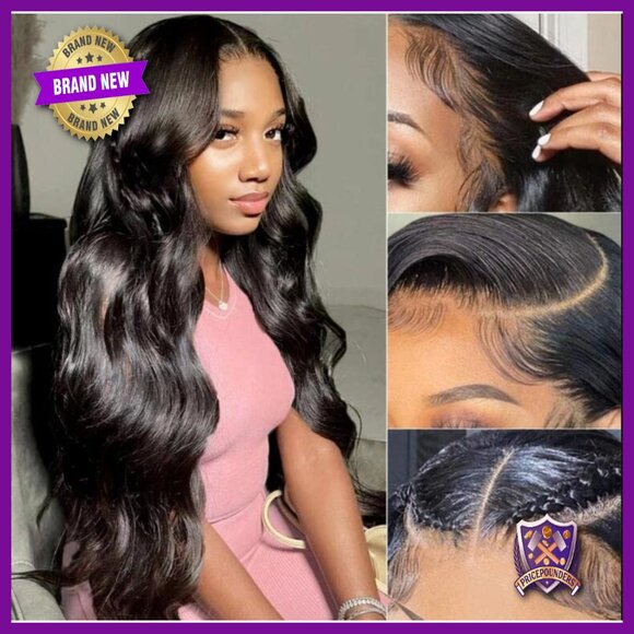 360 Lace Frontal Human Hair Wig 22 Inch Body Wave Glueless Pre Plucked main image 5